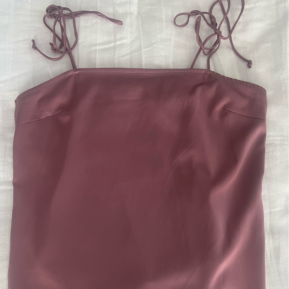 Pink straight across camisole